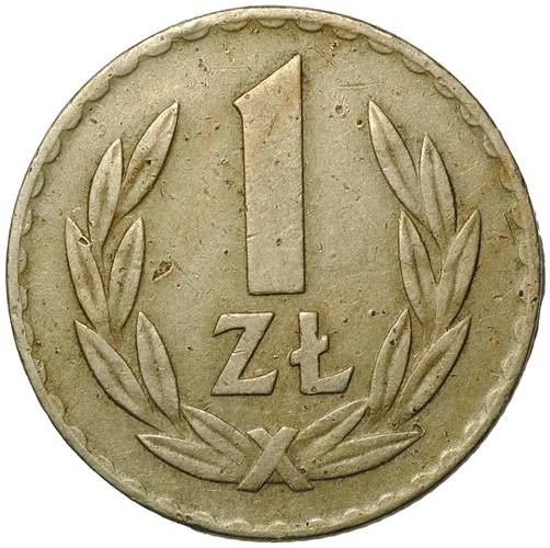 Монета 1 злотый 1949 медно-никель Польша