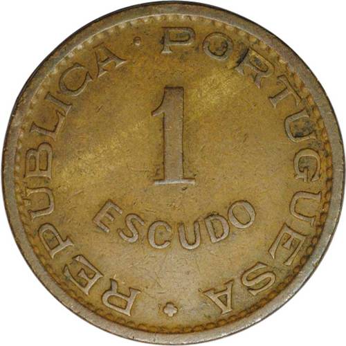 Монета 1 эскудо 1963 Ангола