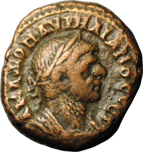 Монета Тетрадрахма 273-274 Аврелиан Римская Империя, Египет