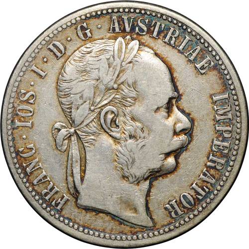 Монета 1 флорин 1874 Австрия