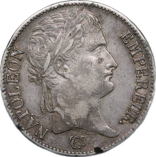 Монета 5 франков 1812 W Лилль Франция