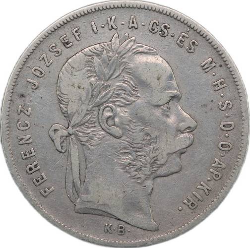 Монета 1 форинт 1879 Венгрия