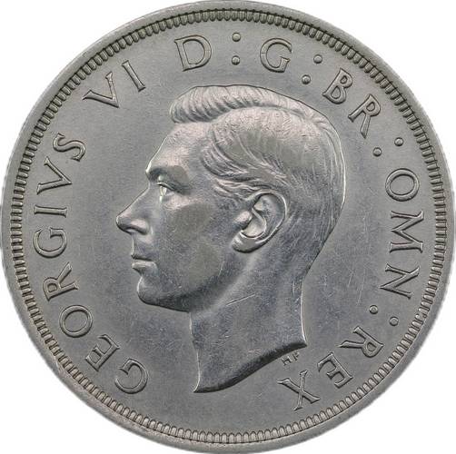 Монета 1 крона 1937 Коронация Короля Георга VI Великобритания