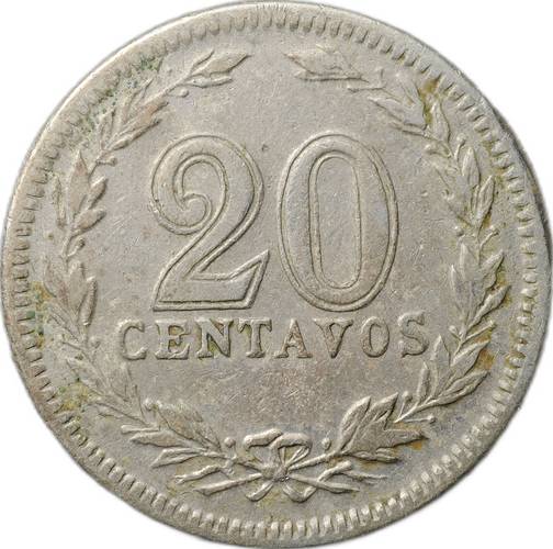 Монета 20 сентаво 1939 Аргентина