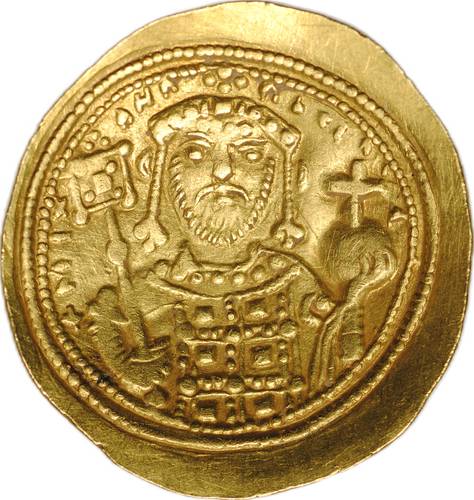 Монета Гистаменон номисма 1071-1078 Михаил VII Дука Византия