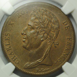 Монета 5 центов 1830 A Колонии Франция
