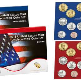 Набор монет США 2013 Uncirculated Set