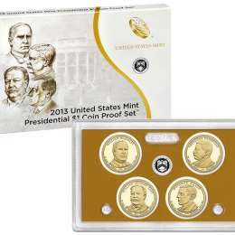Монета Президентский набор США 1 доллар 2013 Proof Set