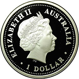 Монета 1 доллар 2004 Арктические территории Станция Моусен пингвин Австралия