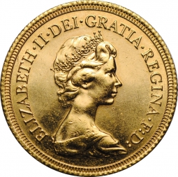 Монета 1 соверен 1979 Елизавета 2 Великобритания