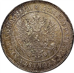 Монета 2 марки 1905 L Для Финляндии