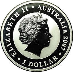 Монета 1 доллар 2007 Австралийский Коала Австралия