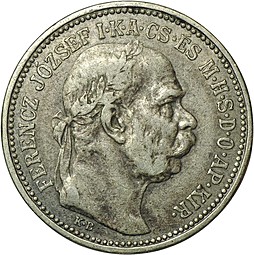 Монета 1 крона 1912 Австро-Венгрия