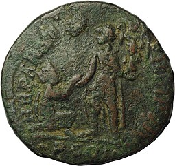 Монета Майорина 378-383 Грациан Римская Империя