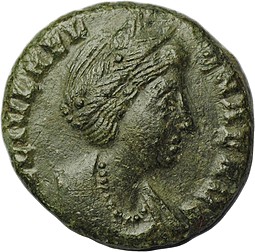 Монета Нуммий 325-329 Елена, мать Константина Великого Римская Империя