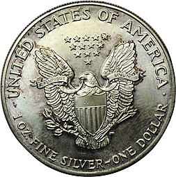 Монета 1 доллар 1990 Шагающая свобода США