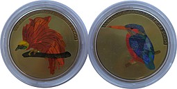 Набор 2 монеты 5 франков 2004 Сохранение животного мира Бельгийское Конго