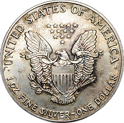 Монета 1 доллар 1992 Шагающая свобода США