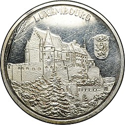 Монета 10 евро 1996 Люксембург