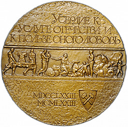 Медаль Ленинградский горный институт им.Плеханова 1973 ЛМД
