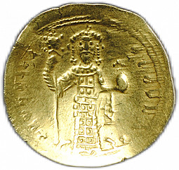 Монета Гистаменон номисма 1059-1067 Константин X Дука Византия