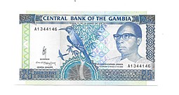 Банкнота 25 даласи 1991 Гамбия