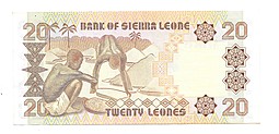 Банкнота 20 леоне 1988 Сьерра-Леоне