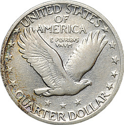 Монета Квотер (1/4 доллара) 1927 США