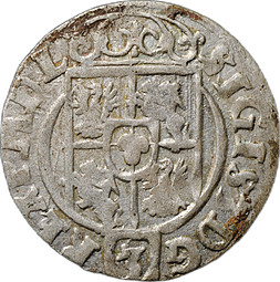 Монета 1 полторак (1,5 гроша) 1623 Сигизмунд III Ваза Польша