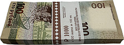 Пачка (корешок) 100 рублей 2015 Крым Севастополь КС 100 банкнот