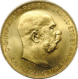 Монета 100 крон 1915 Австрия