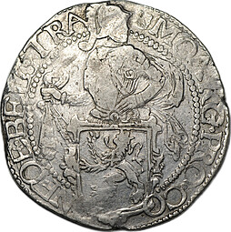 Монета Левендальдер (львиный талер) 1640 Утрехт Нидерланды Голландия