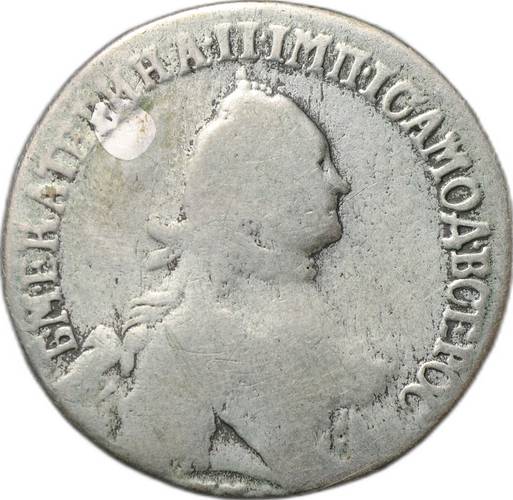 Монета Полуполтинник 1765 ММД TI EI