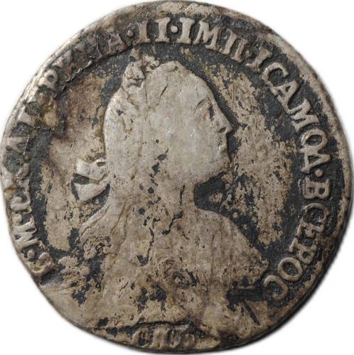 Монета Гривенник 1771 СПБ TI