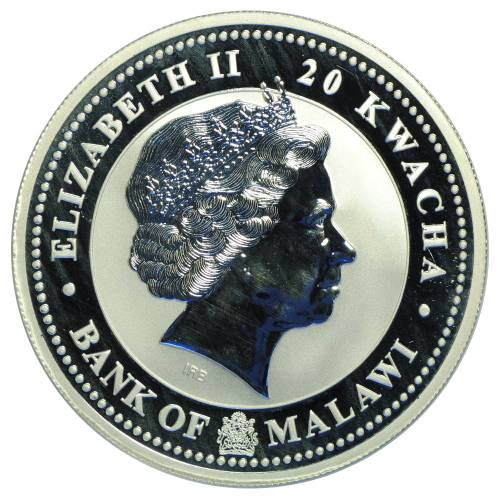 Монета 20 квача 2009 Быка