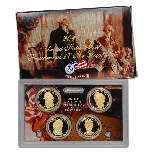 Монета Президентский набор США 1 доллар 2010 Proof Set