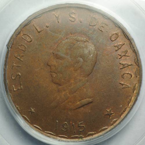 Монета 10 сентаво 1915 Мексика