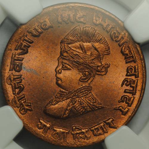 Монета 1/4 анны 1929 VS1986 Индия