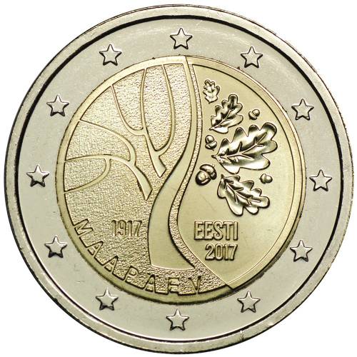 Монета 2 евро 2017 Эстония Путь к независимости