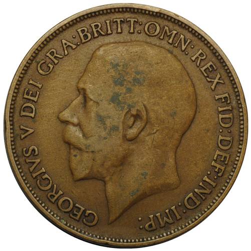 Монета 1 пенни 1916 Великобритания