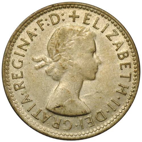 Монета 1 шиллинг 1961 Австралия