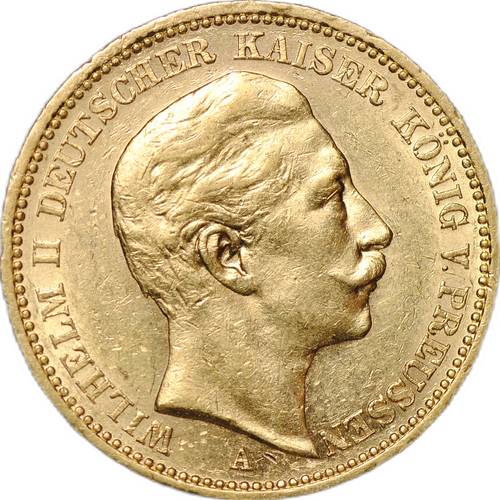 Монета 20 марок 1901 А Пруссия Германия