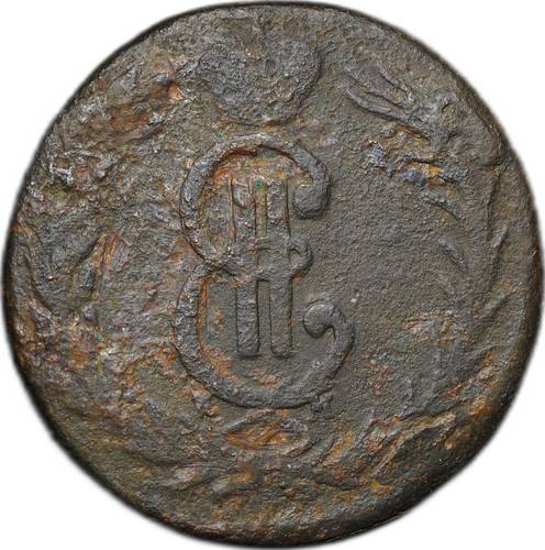 Монета 2 копейки 1772 КМ Сибирская