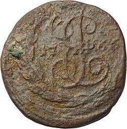 Монета Полушка 1766 ЕМ
