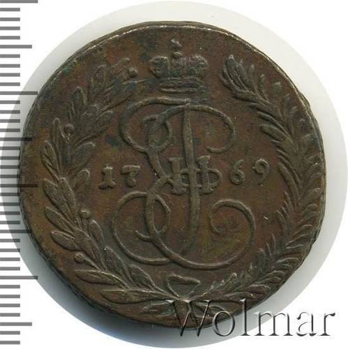 Монета 2 копейки 1769 ЕМ
