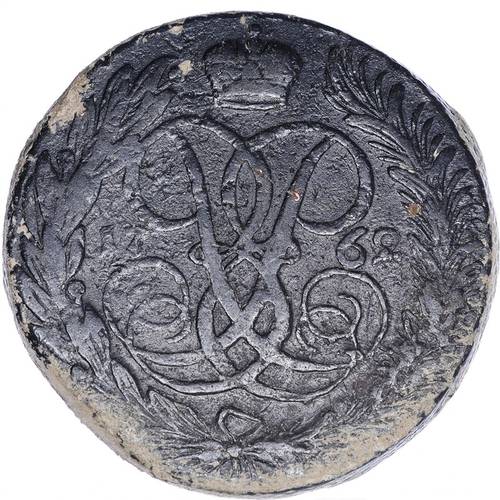 Монета 5 копеек 1762