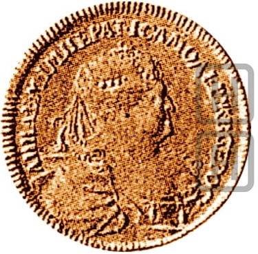 Монета Гривенник 1739 Пробный, в меди новодел