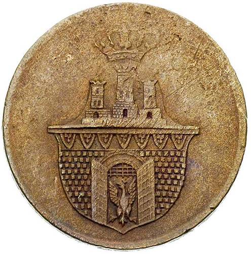 Монета 3 гроша 1835 Город Краков