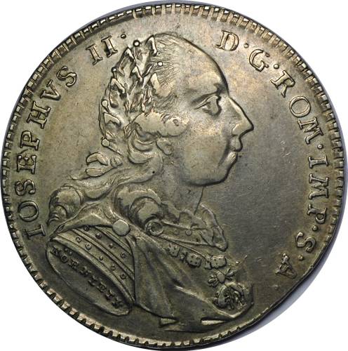Монета 1/2 талера 1782 Регенсбург