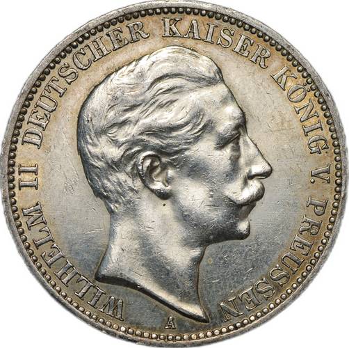 Монета 3 марки 1911 А Пруссия Германия